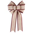 thumbnail image 1 of Diconna Ribbon Bow Hanging Ornaments Christmas Tree Decoration Pendant, 1 of 5