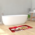thumbnail image 3 of Christmas Bath Rug Fashion Decorative Absorbent Non-slip Shower Rug Bath Mat, 3 of 6