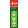 Melitta 2 Natural Brown Cone Coffee Filters, 100 Ct