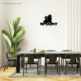 thumbnail image 3 of Spooky Ghost Halloween Themed Laser Cut Solid Steel Decorative Home Accent Wall Sign Hanging, 3 of 6