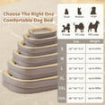 thumbnail image 6 of Dog Bed for Large Dogs Breeds, High Density Egg Crate Foam Dog Sofa Beds,Oval Kennel Bed, Pet Couch Bed with Four Sided Bolster, Removable Washable Cover& Non-Slip Bottom, 6 of 9
