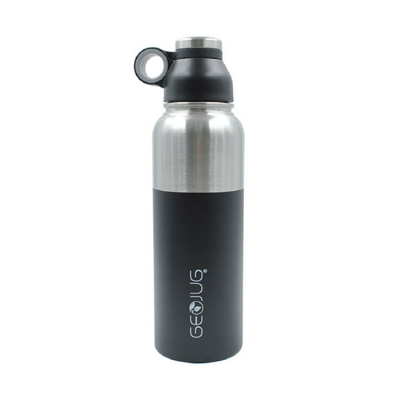 Brentwood GeoJug G-1040BK 40oz Stainless Steel Vacuum Insulated Water Bottle