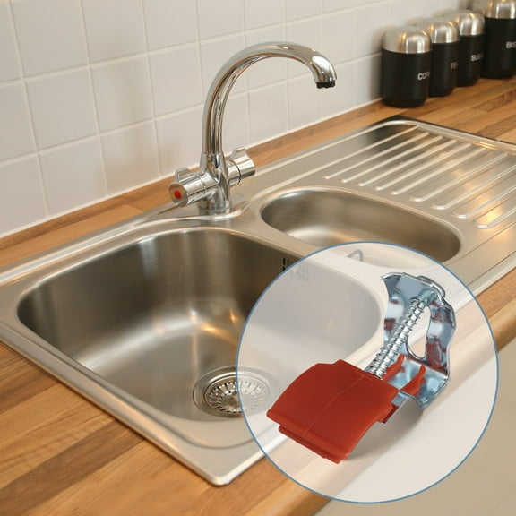 5 Pcs Sink Fixing Clamps Sink Mounting Clips Dish Cloth Clips Kitchen Accessories