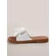 thumbnail image 4 of Preppy Outdoors Flat Slippers for Women, Bow Decor Polyester Open Toe Slide Sandals, 4 of 4