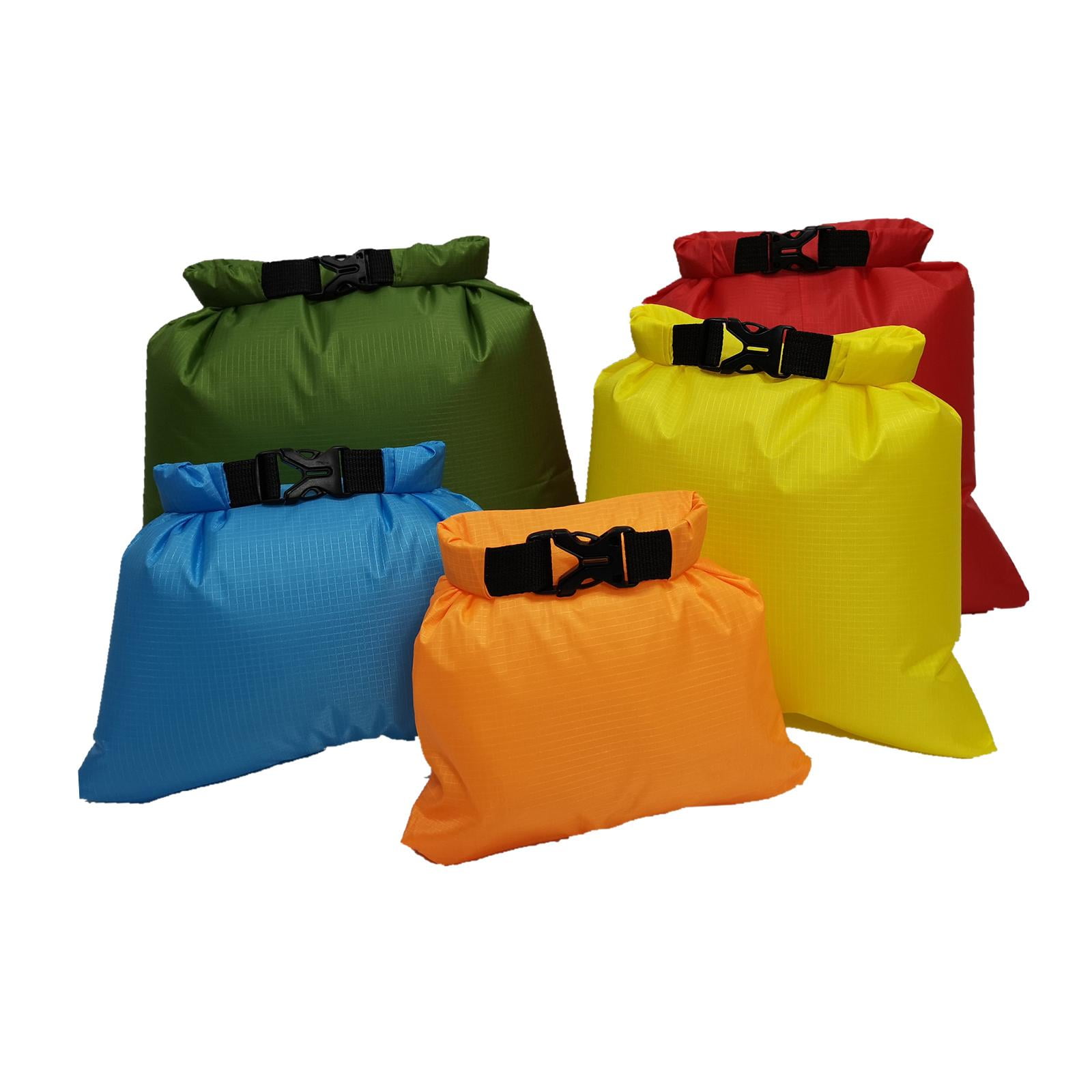 harayaa 5 Pieces Dry Bag Marine 1.5L 2.5L 3.5L 4.5L 6L Portable Multifunctional Multiple Style C