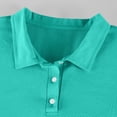 thumbnail image 6 of Breeze Polo Shirts for Men Long Sleeve Henley Button T Shirts Causal Loose Lightweight Breathable Tees, L, 6 of 9