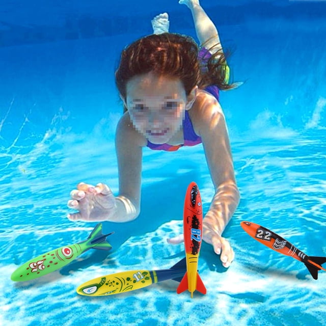 Diversión Subacuática, 4 Uds., Juguetes Para Piscina, Buceo En Forma De Mina