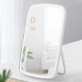 thumbnail image 4 of Mirror Desktop Make-up Mirror with Lights 120° Adjustable Angle Mirror for Student Dormitory Makeup Mirror, 4 of 8