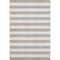 thumbnail image 2 of Addison Rugs Mayfield Washable Transitional Stripes Taupe Rectangle Rug, 8' x 10', 2 of 6