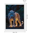 thumbnail image 2 of Diamond Art Kits for Adults, Majestic Illuminated Panther 5D Diamond Painting Kits for Adults Beginners, DIY Full Drill Diamond Painting, Gem Art and Crafts 12x16, 2 of 7