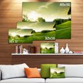 thumbnail image 3 of Green Valley Panorama - Landscape Canvas Art Print, 3 of 4