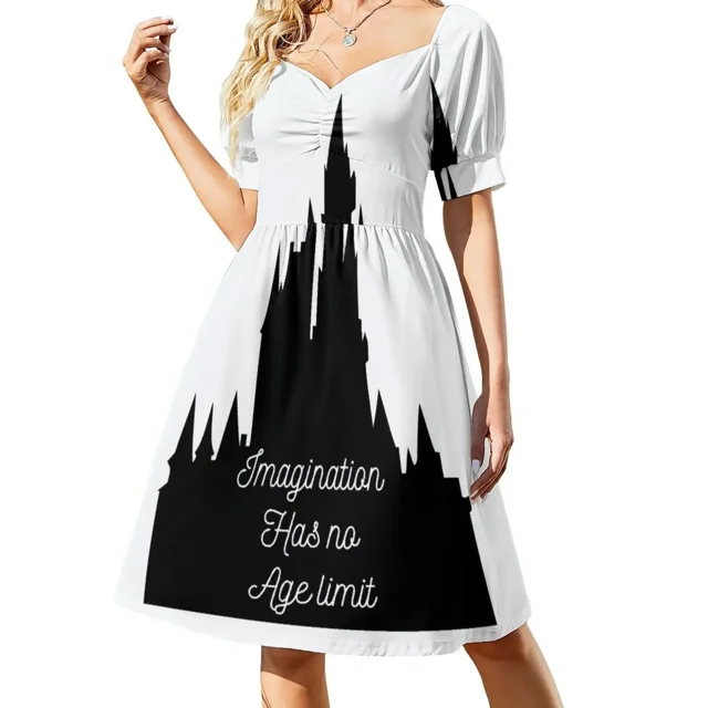 La imaginación no tiene límite de edad Vestido de manga corta vestidos estilo coreano Vestidos de novia elegantes conjuntos de mujer