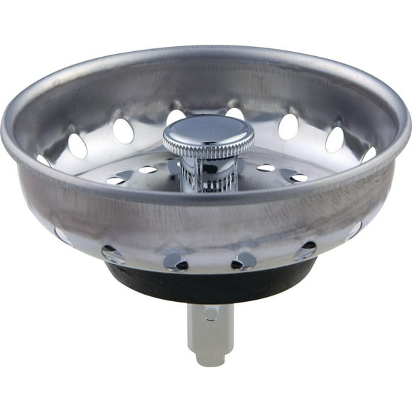 Peerless Deluxe Stainless Sink Strainer with Post