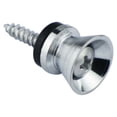thumbnail image 3 of 2Pcs Guitar Strap Lock Buttons End Pins Pegs Screw Locking Parts Accessories Silver, 3 of 8