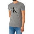 thumbnail image 2 of Calvin Klein Jeans Core Monologo Slim T-Shirt, Grey, 2 of 6