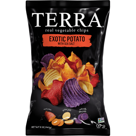 Pack of 12, Terra Exotic Potato with Sea Salt, 5 oz