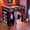 Black+Red, variant on Full Size Loft Bed with Desk and Wardrobe, Wood Loft Bed with Blackout Curtains, RGB Lights, Shelves and Pegboard, Workstation Loft Bed with USB Port, No Box Spring Needed,Black+Green