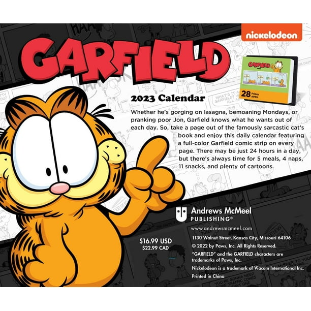 Garfield 2023 Day-To-Day Calendar (Calendar) - Walmart.com