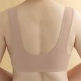 thumbnail image 4 of 2026 Women Front Closure Bras Wireless Snap Closing Bra No Underwire Older Senior Bras Complexion 40, 4 of 6