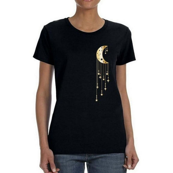 Moon Dreamcatcher. Shaped T-Shirt Women -Smartprints Designs, Female Large