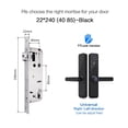 thumbnail image 2 of Door Lock, Ttlock Electronic Smart Door Lock With Biometric Work With Home For Home Or Hotel ,Easy to Install, 2 of 6