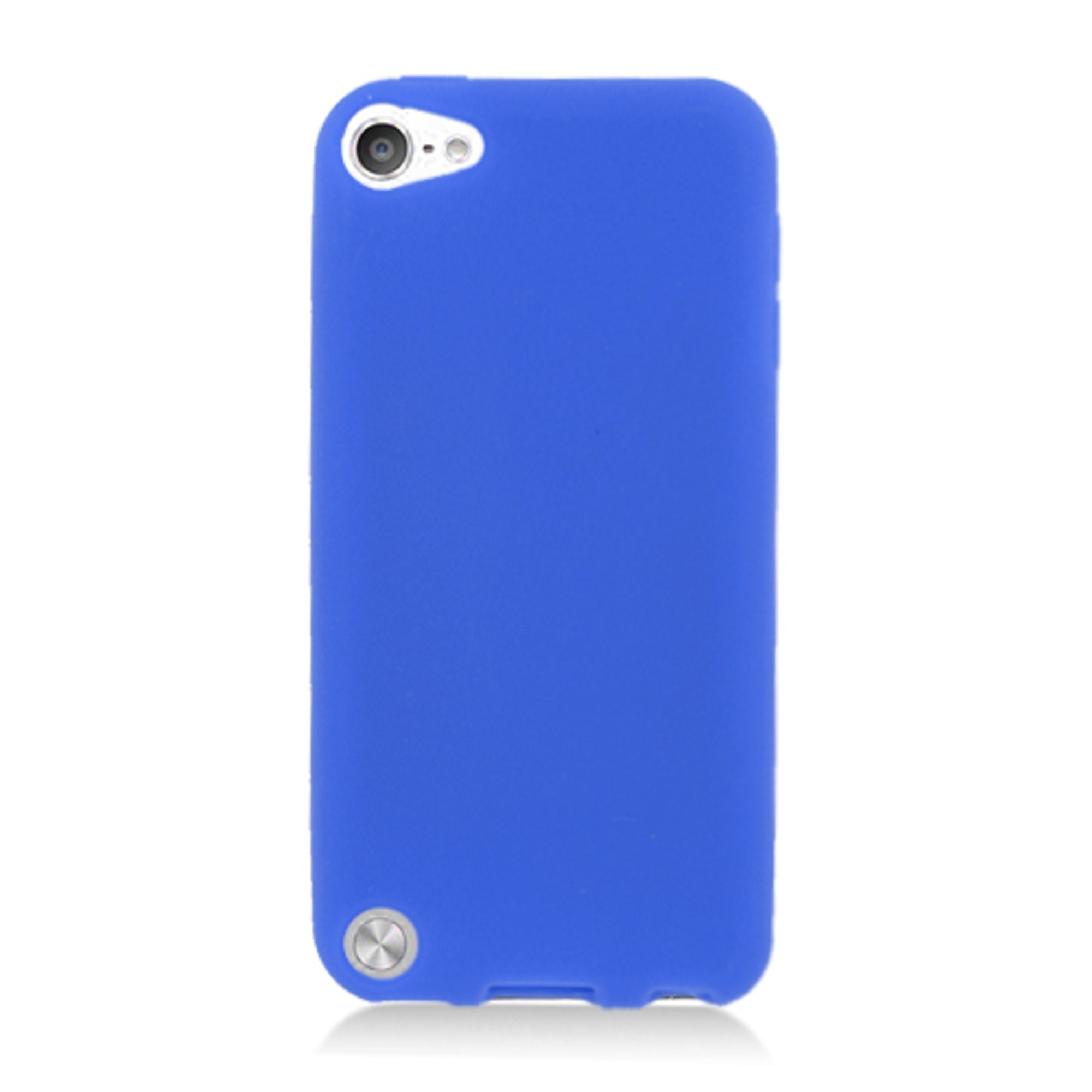 For Apple iPod Touch 5 5th gen Rubber SILICONE Soft Gel Skin Case Cover Blue 