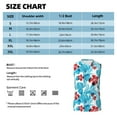 thumbnail image 5 of Goofa Hawaiian Style Printed Men's Sleeveless T-Shirt - Athletic Gym Workout Tank Top for Men - Moisture-Wicking, UPF 30+ Quick-Dry Muscle Tee-XX-Large, 5 of 8