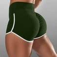 thumbnail image 2 of Lenpel Gym Shorts for Women High Waisted Scrunch Butt Lifting Booty Yoga Workout Shorts Active Running Shorts, 2 of 7