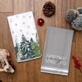 thumbnail image 3 of Christmas Kitchen Towels Set of 2,Green Xmas Tree Snowflake Dish Towels 18x26 Inch Drying Dishcloth,Farmhouse Home Decoration, 3 of 6