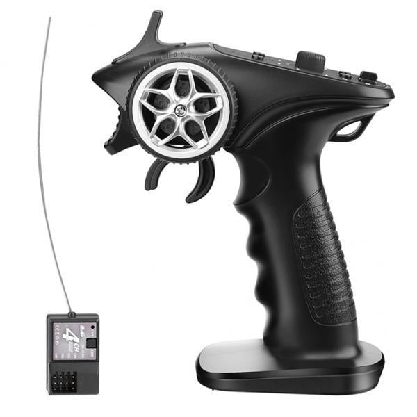 2x 1Set transmisor RC GHz 4CH controlador y receptor duradero práctico de utilizar CUTICAT Mando a distancia para coche RC