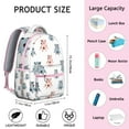 thumbnail image 6 of Pig Graphic Laptop Backpack for College - Roomy Water Resistant Bookbag with Organizer Compartments, Cushioned Straps for Comfort, 6 of 6