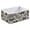 Pattern Line Art Of Stars, variant on Fabric Storage Bins Foldable Cube For Home Organization Baskets Pattern Of Small Skiers