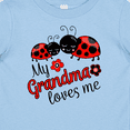 thumbnail image 4 of Inktastic My Grandma Loves Me with Cute Ladybugs Boys or Girls Baby T-Shirt, 4 of 5