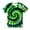 Dark Green, variant on Boys Shirts Tie Dye T Shirt Short Sleeve Skin-Friendly Tshirts 2-13 Years