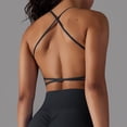 thumbnail image 4 of Women Bras Yoga Wear Bra Breathable Drying Body Shaping Back Fitness Blazer Sports Bras for Women Black L, 4 of 8