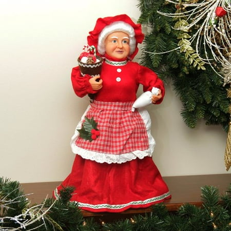 Northlight Seasonal Mrs. Claus Baking Sweets Christmas ...