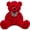 Teddy-Red, variant on MorisMos Giant Red Teddy Bear Stuffed Animal 6 Feet Soft Cuddly Smiling Face Big Teddy Bear Plush