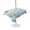 Grey, variant on Outdoor Tablecloth with Umbrella Hole for Patio/Picnic/Party/Camping, Blue Hydrangea Waterproof Table Cloth Round Cover Washable, Spring Summer Eucalyptus Wooden (Dia 60")