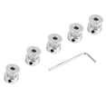 thumbnail image 3 of 10PCS Aluminum Timing Belt Pulley 20 Teeth Bore 5mm Width 6mm and Wrench for RepRap 3D Printer Prusa I3, 3 of 7