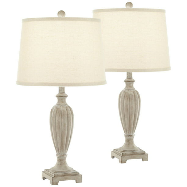 Regency Hill Traditional Table Lamps 27, Tall Table Lamp With White Shade