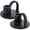 MATT BLACK, variant on Aria Home Elise 4" Robin's Egg Ceramic Taper Candle Holders Set of 2 Decor, Light Blue