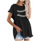 thumbnail image 1 of Camiseta de manga corta estampada casual para mujer OAVQHLG3B Store  lin121212, 1 of 5