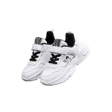 

Ritualay Boy s Sneakers Casual Running Shoe Gym Athletic Shoes Comfort Thick Sole Trainers Boys Kids Sport White 11C