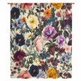 thumbnail image 2 of Country Flowers Sheer Curtains 54 Inches Long, Retro Pastoral Colorful Floral Herbs Light Filering Curtains, Breathable Simi Curtain Privacy Drapes for Kitchen Bathroom Small Window Treatment, 2 of 9