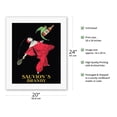 thumbnail image 2 of Sauvion’s Brandy - Vintage French Advertising Poster by Joseph Stall c.1925 - Fine Art Rolled Canvas Print 16in x 20in, 2 of 4