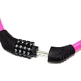 thumbnail image 3 of Cadenas de Sécurité pour Vélo Combinaison Réinitialisable à 4 Chiffres, 2 Pieds X 1/2 Pouce, 3 of 4