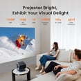 thumbnail image 2 of Proyector JMGO N1 Pro 1080P FHD 4K Android TV 11 1300 lm, 2 of 6
