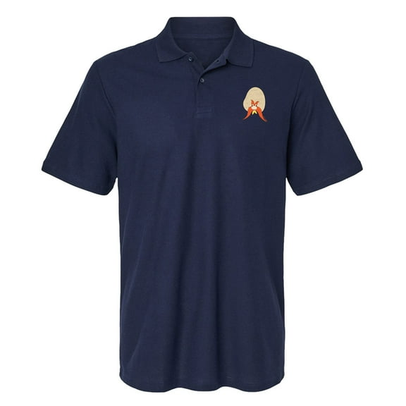 Looney Tunes Yosemite Sam Cotton Polo Shirt, Navy, 3X-Large