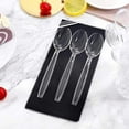 thumbnail image 5 of 100/200/300/400/500/600 Transparent Plastic Spoons Disposable Transparent Spoons, Heavyweight Tableware, 5 of 8