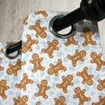 thumbnail image 3 of Ambesonne Gingerbread Man Grommet Curtain, Tile, 50" x 108", Pale Caramel Pale Blue, 3 of 6